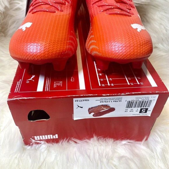 PUMA Ultra 1.3 FG/ AG Sunblaze Soccer Cleats shoes Men's Size 5 New - Picture 3 of 11